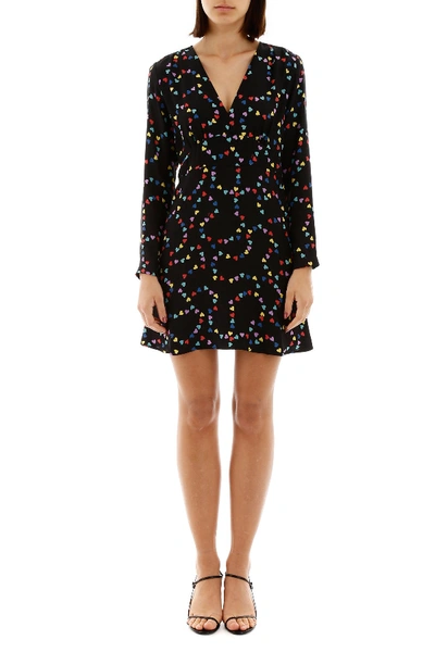 Shop Hvn Rainbow Hearts Mini Dress In Rainbow String Of Hearts