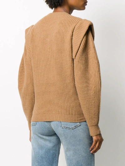 Shop Isabel Marant Sweaters In Marrone Chiaro