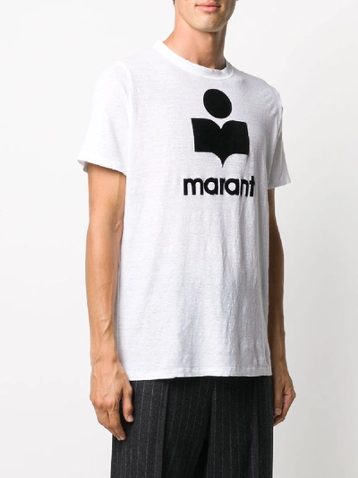 Shop Isabel Marant T-shirts And Polos In Bianco