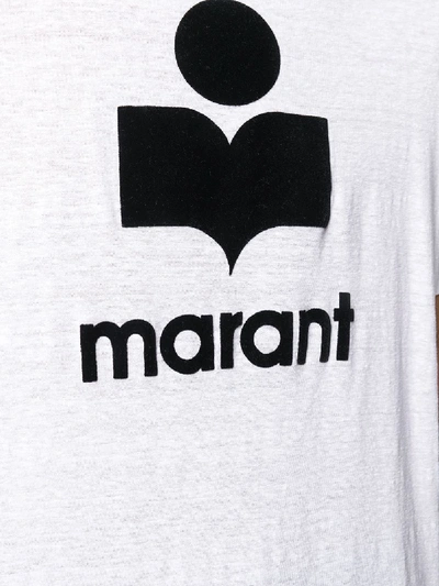 Shop Isabel Marant T-shirts And Polos In Bianco