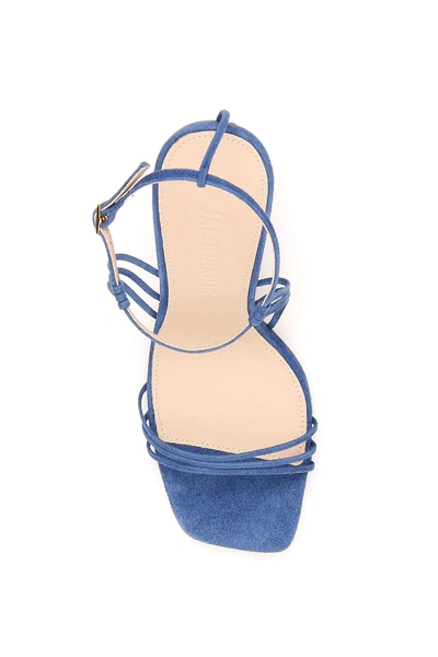 Shop Jacquemus Les Sandales Lavandes Sandals In Blue
