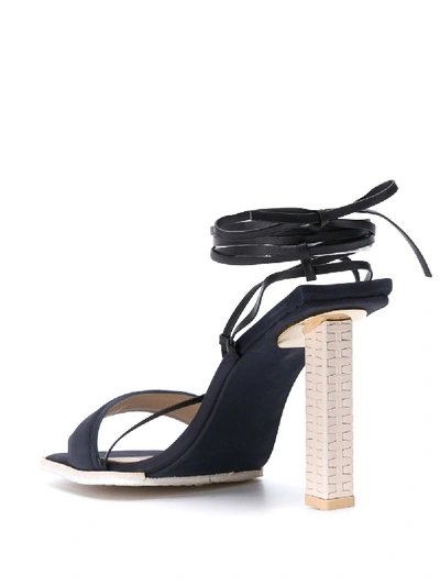 Shop Jacquemus Sandals In Nero