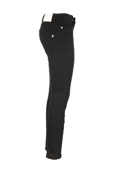 Shop Dondup Jeans Super Skinny Trousers Iris Black