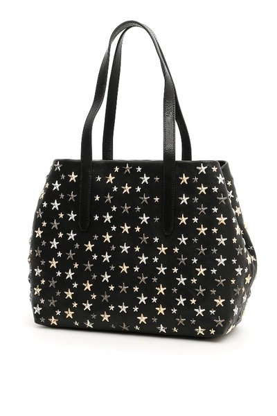 Shop Jimmy Choo Shopping Bag With Stars Sofia M In Black