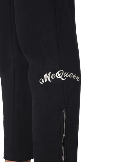Shop Alexander Mcqueen Jogging Pants In Black