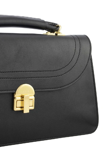 Shop Marni Juliette Crossbody Bag In Black Grained Calf