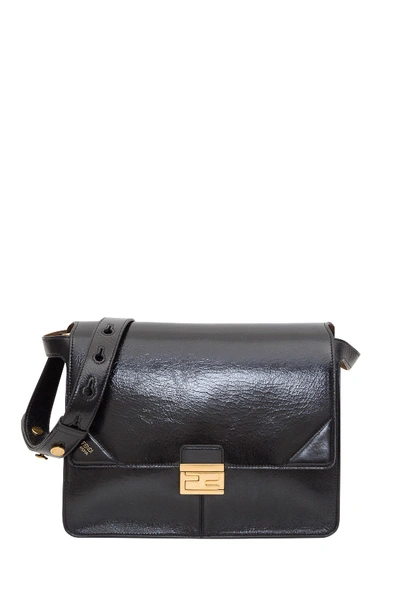 Shop Fendi Kan U Large Bag In Black