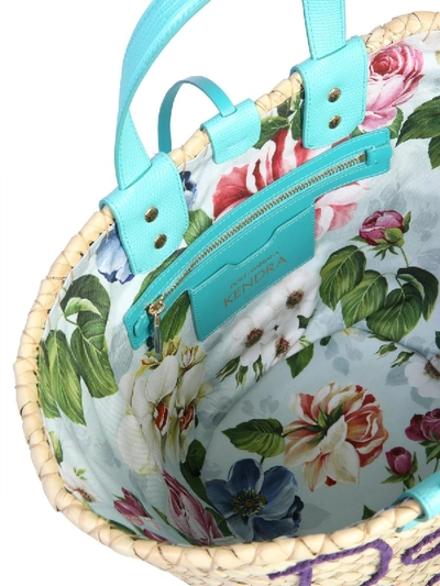 Shop Dolce & Gabbana Kendra Handbag In Multicolour