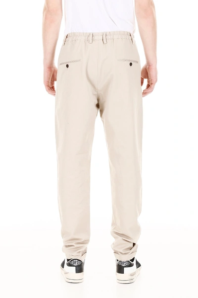 Shop Kent And Curwen Darted Trousers In Oatmeal