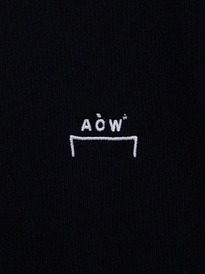 Shop A-cold-wall* Knitted Tee With Logo In Black