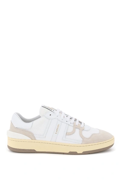 Shop Lanvin Clay Sneakers In White