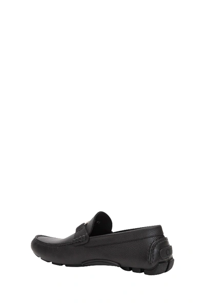 Shop Dior Leather Loafer In Black