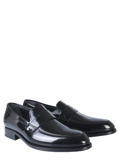 Shop Givenchy Leather Loafer In Black