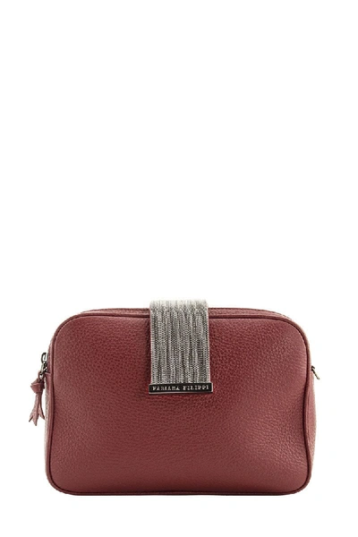 Shop Fabiana Filippi Leather Mini Bag In Red