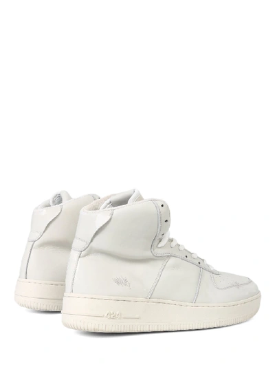 Shop 424 Leather Sneaker White