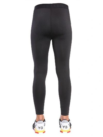 Shop Blackbarrett Leggings With Fitter Faster Stronger Print In Black