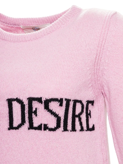 Shop Alberta Ferretti Life Is Desire Sweater In Pink