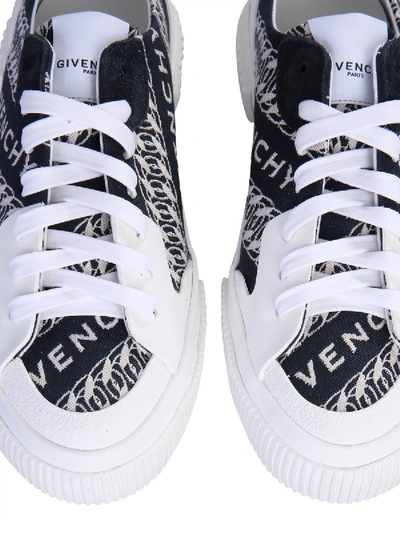 Shop Givenchy Light Tennis Low Sneakers In Blue