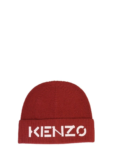 Shop Kenzo Logo Cap Unisex In Red
