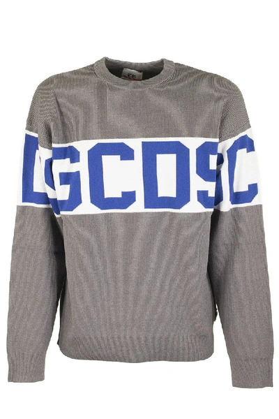 Shop Gcds Logo Sweater Grey