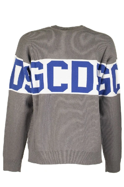 Shop Gcds Logo Sweater Grey