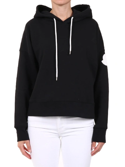 Shop Moncler Logo Sweatshirt Black