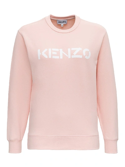 Shop Kenzo Logoed Sweatshirt In Pink