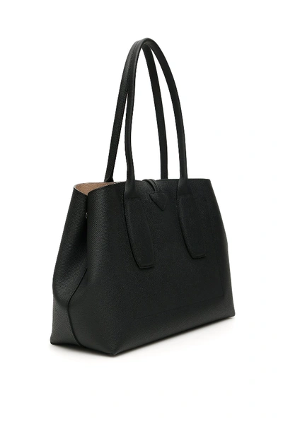 Shop Longchamp Roseau Tote Bag In Nero
