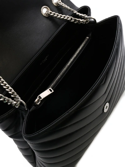 Shop Saint Laurent Loulou Bag Medium In Black