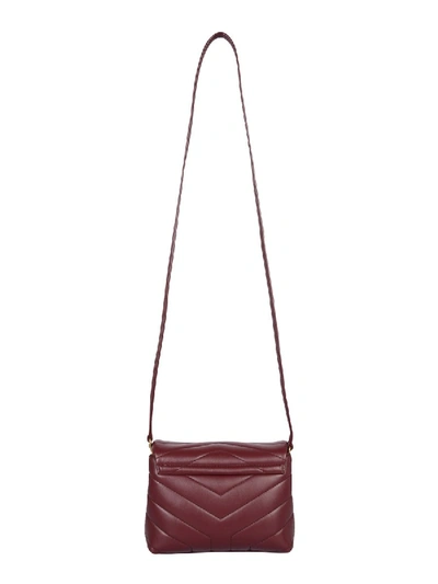 Shop Saint Laurent Loulou Toy Bag In Bordeaux