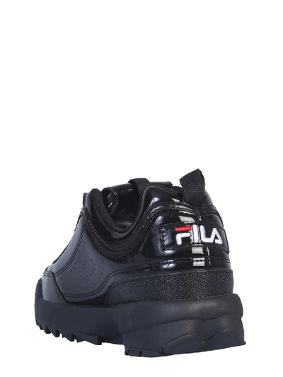 Shop Fila Low Disruptor Sneaker In Black