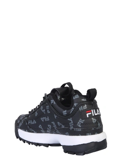 Shop Fila Low Disruptor Sneaker In Black
