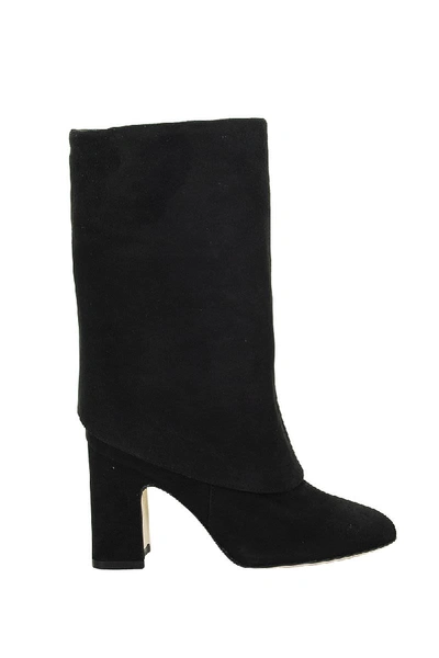 Shop Stuart Weitzman Lucinda Black Suede Boot