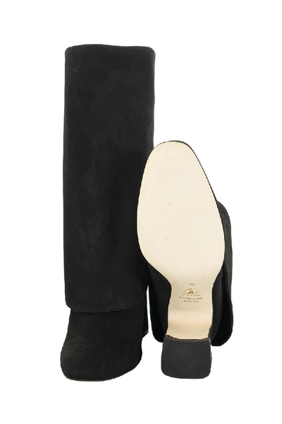 Shop Stuart Weitzman Lucinda Black Suede Boot