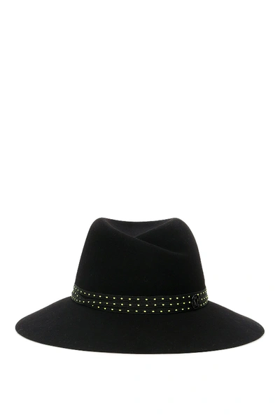 Shop Maison Michel Virginie Felt Hat In Black