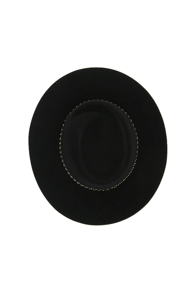 Shop Maison Michel Virginie Felt Hat In Black