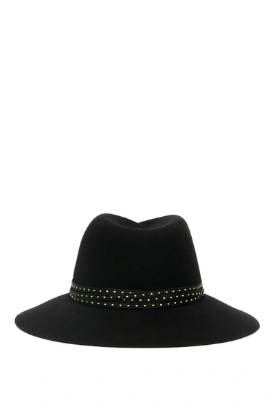 Shop Maison Michel Virginie Felt Hat In Black