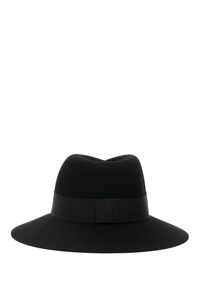 Shop Maison Michel Virginie Wool Felt Hat In Black