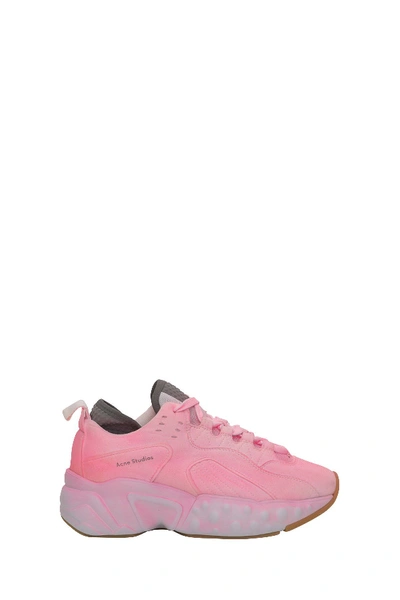 Shop Acne Studios Manhattan Sneakers In Pink