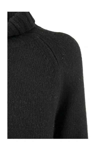 Shop Max Mara Maxmara Mantova Wool And Cashmere Knit Jumper In Black