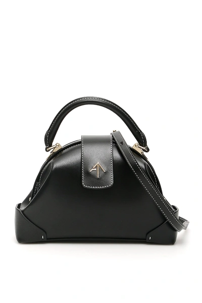 Shop Manu Atelier Demi Bag In Black