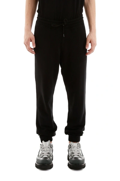 Shop Marcelo Burlon County Of Milan Marcelo Burlon Wings Patch Joggers In Black Multicolor