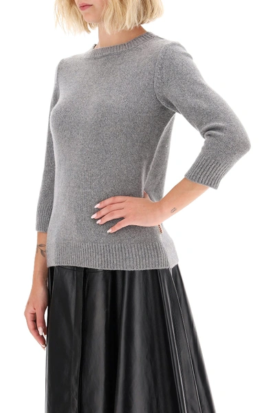 Shop Marni Cashmere Sweater In Inox