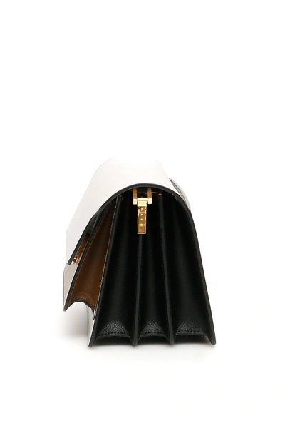 Shop Marni Trunk Bag In Pelican Cigar Black