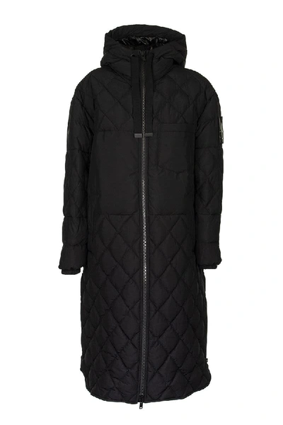 Shop Moose Knuckles Marquis Parka Coat Black