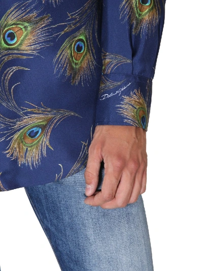 Shop Dolce & Gabbana Martini Shirt In Blue