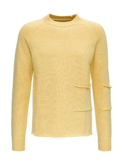 Shop Jacquemus Mazan Jumper In Yellow