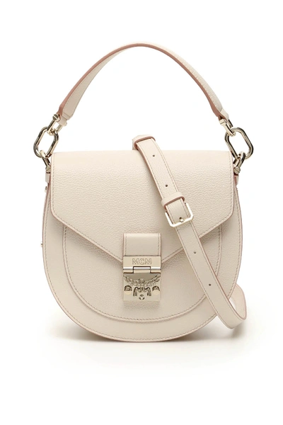 Shop Mcm Patricia Park Avenue Shoulder Bag In Pink Tint