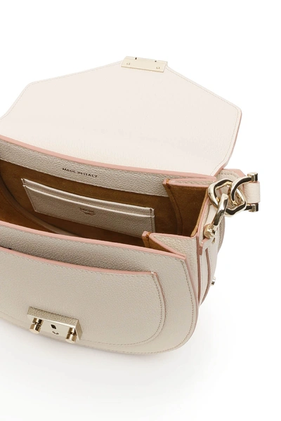 Shop Mcm Patricia Park Avenue Shoulder Bag In Pink Tint