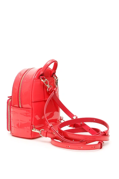 Shop Mcm Stark Diamond Backpack In Teaberry